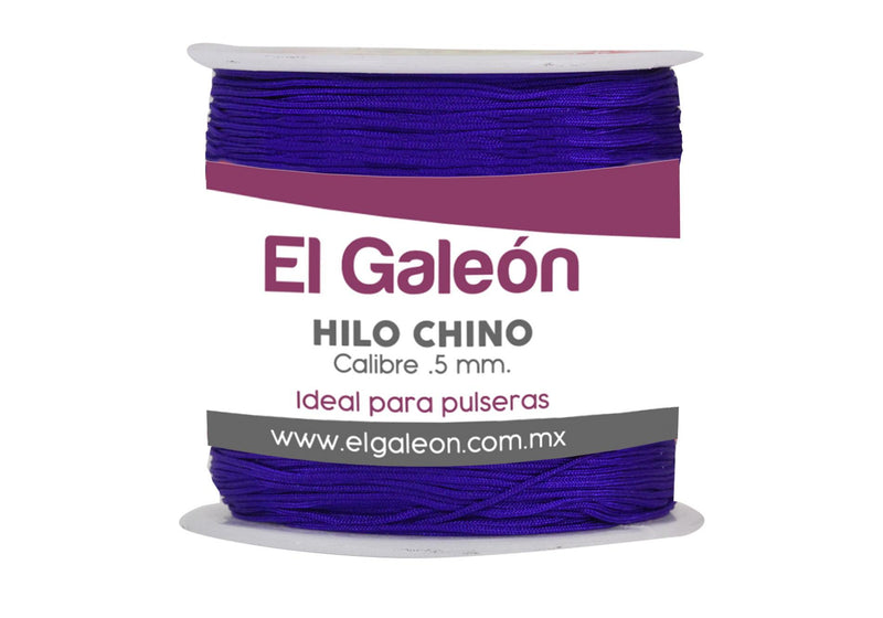 Hilo Chino 0.5 mm color Azul (80 metros)