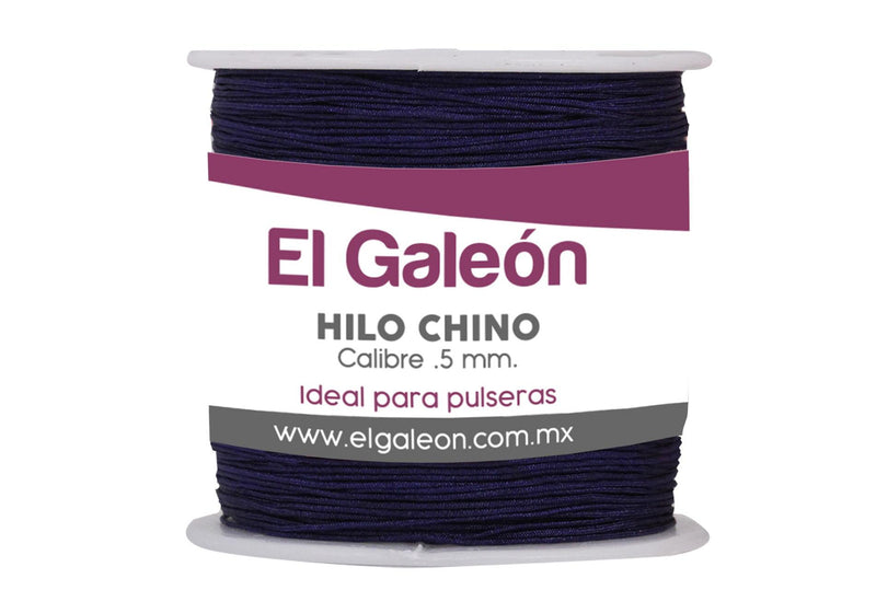Hilo Chino 0.5 mm color Azul Oscuro 