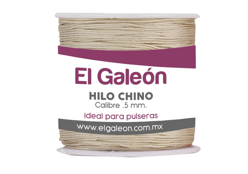 Hilo Chino 0.5 mm color Café Claro No. 136 (80 metros)