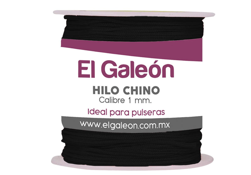 Hilo Chino Negro 1 mm