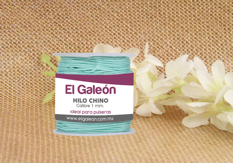 Hilo Chino Menta No.139 1 mm para bisutería - El Galeón