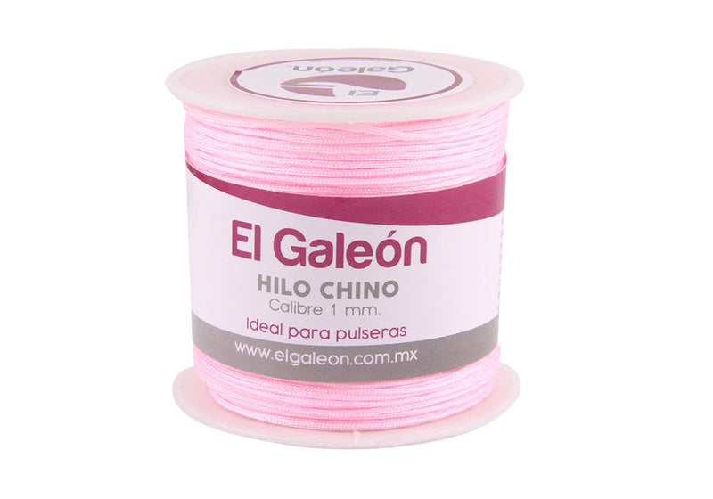 Hilo Chino 1 mm Rosa Pastel 