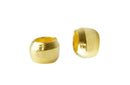 Grapa Redonda de Laton 2 mm Chapa de Oro 14K Empaque Mini