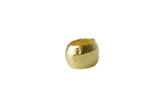 Grapa Metal Redonda Dorado 2 mm Empaque Mini