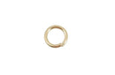 Argolla Dorada de Laton .8 x 5 mm Chapa de Oro 14K Empaque Mini