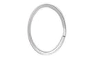 Argolla Metal para Llavero Plateado Ovalo 28x36  mm