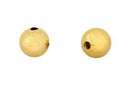 Conectores Separador Bola Lamina de Laton 4 mm Chapa de Oro 14K