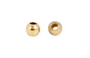 Conectores Separador Bola Lamina 3 mm Chapa de Oro 14K Empaque Mini