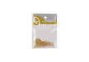 Argolla Dorada de Latón 4 mm Chapa de Oro