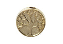Conectores Separador Chapa de Oro Arbol de Vida 9 mm