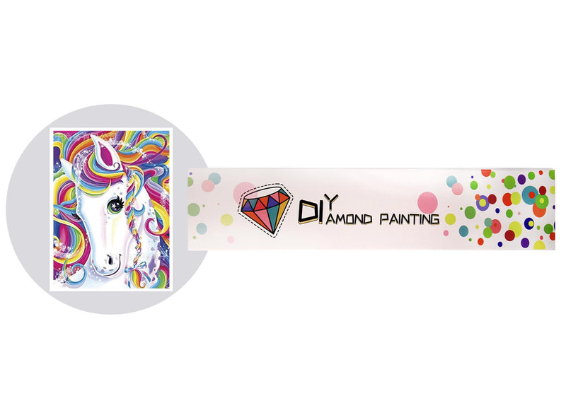 Pintura con Diamantes Unicornio