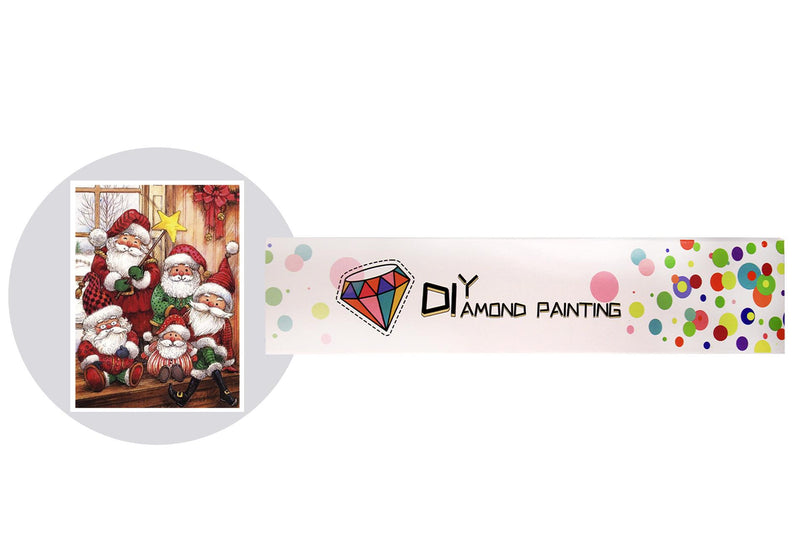 Pintura con Diamantes 5 Santa Claus