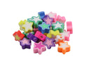 Cuentas de Caucho Fimo Multicolor Estrellas