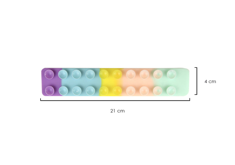 Juguete Antiestres Squidopop Fidget Toy Multicolor Pastel Lila/Celeste/Amarillo/Rosa Pastel/Menta