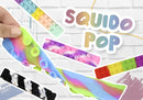 Juguete Antiestres Squidopop Fidget Toy Rainbow Celeste/Fucsia/Rojo/Verde Limon