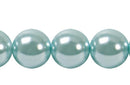 Perla Cristal Tradicional Redonda Lisa 14 mm Aquamarine