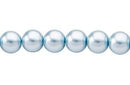 Perla Cristal Tradicional Redonda Lisa 4 mm Celeste
