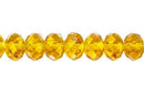 Cristal Kristen 48 Caras 9x12 mm Amarillo Topaz