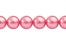 Perla Cristal Tradicional Redonda Lisa 6 mm Rosa Opalo