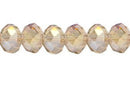 Cristal Kristen XL 48 Caras 6x8 mm Golden Shadow AB