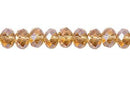 Cristal Kristen XL 48 Caras 4x6 mm Gold Champagne AB