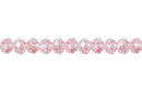 Cristal Kristen XL 48 Caras 3x4 mm Rosa Claro AB