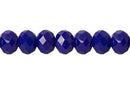 Cristal Kristen XL 48 Caras 3 x 4 mm Azul Fuerte Opalo