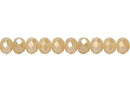 Cristal Kristen XL 48 caras 3x4 mm Gold Champagne Transparente Opalo