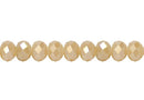 Cristal Kristen XL 48 caras 4x6 mm Gold Champagne Transparente Opalo AB