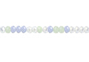 Cristal Kristen Limited Edition 2x3 mm Celeste / Verde Claro / Blanco / Transparente